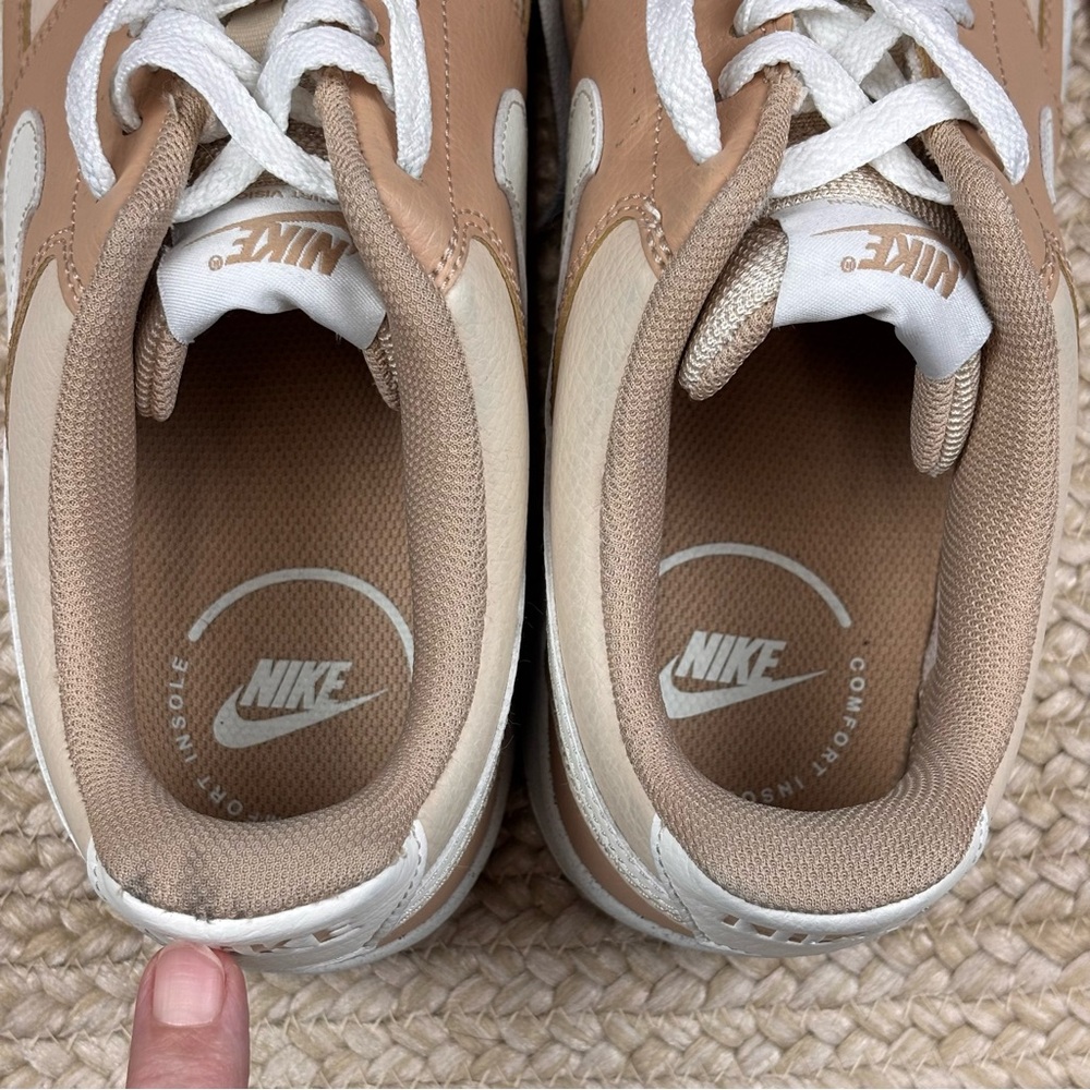 Nike Court Vision Low Sanddrift Sail Hemp Sneakers Men’s 10 With Box - Picture 13 of 13